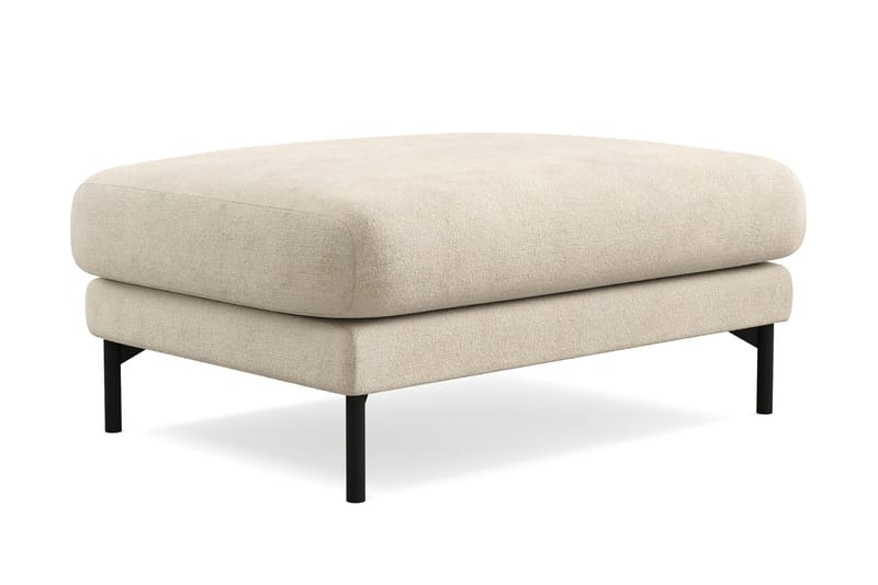 Menard Premium Fotpall i Chenille - Beige - Möbler - Stolar & fåtöljer - Pall & puff - Fotpall