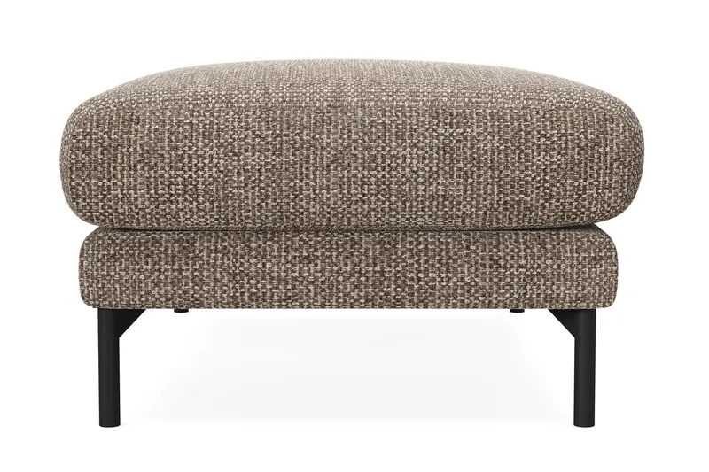 Menard Premium Fotpall i Chenille - Brun - Möbler - Stolar & fåtöljer - Pall & puff - Fotpall
