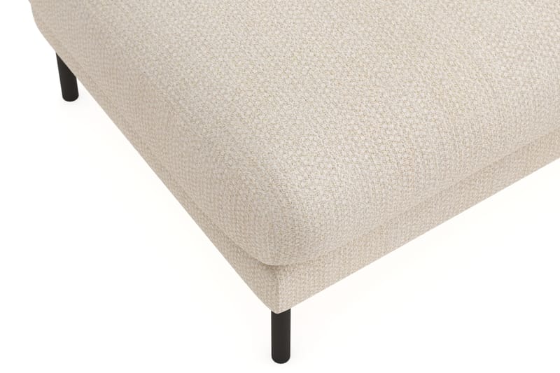 Menard Premium Fotpall i Chenille - Ljusbeige - Möbler - Stolar & fåtöljer - Pall & puff - Fotpall