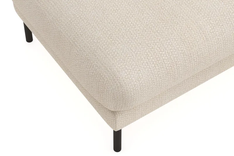 Menard Premium Fotpall i Chenille - Ljusbeige - Möbler - Stolar & fåtöljer - Pall & puff - Fotpall