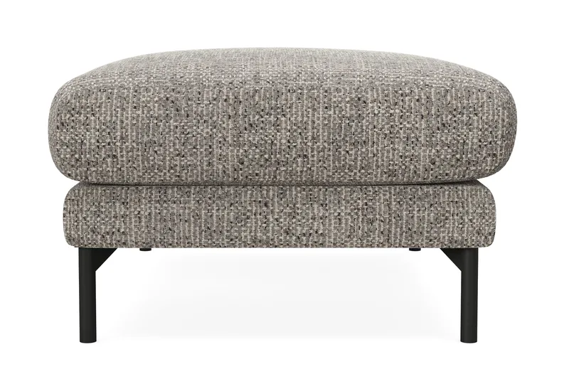 Menard Premium Fotpall i Chenille - Grå - Möbler - Stolar & fåtöljer - Pall & puff - Fotpall