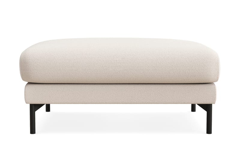 Menard Premium Fotpall i Bouclé - Ljusbeige - Möbler - Stolar & fåtöljer - Pall & puff - Fotpall