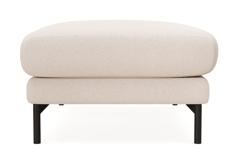 Menard Premium Fotpall i Bouclé - Ljusbeige - Möbler - Stolar & fåtöljer - Pall & puff - Fotpall