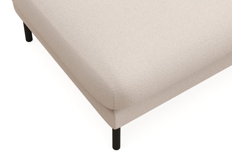 Menard Premium Fotpall i Bouclé - Ljusbeige - Möbler - Stolar & fåtöljer - Pall & puff - Fotpall