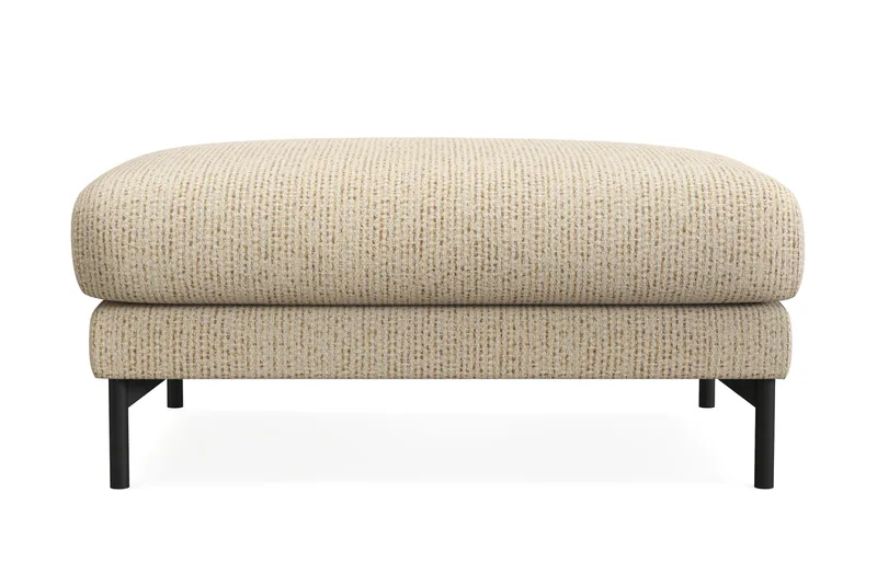 Menard Premium Fotpall i Chenille, Beige