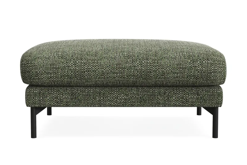 Menard Premium Fotpall i Chenille - Grön - Möbler - Stolar & fåtöljer - Pall & puff - Fotpall