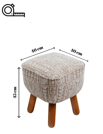 Merabe Sittpuff 40 cm - Beige - Möbler - Stolar & fåtöljer - Pall & puff - Sittpuff