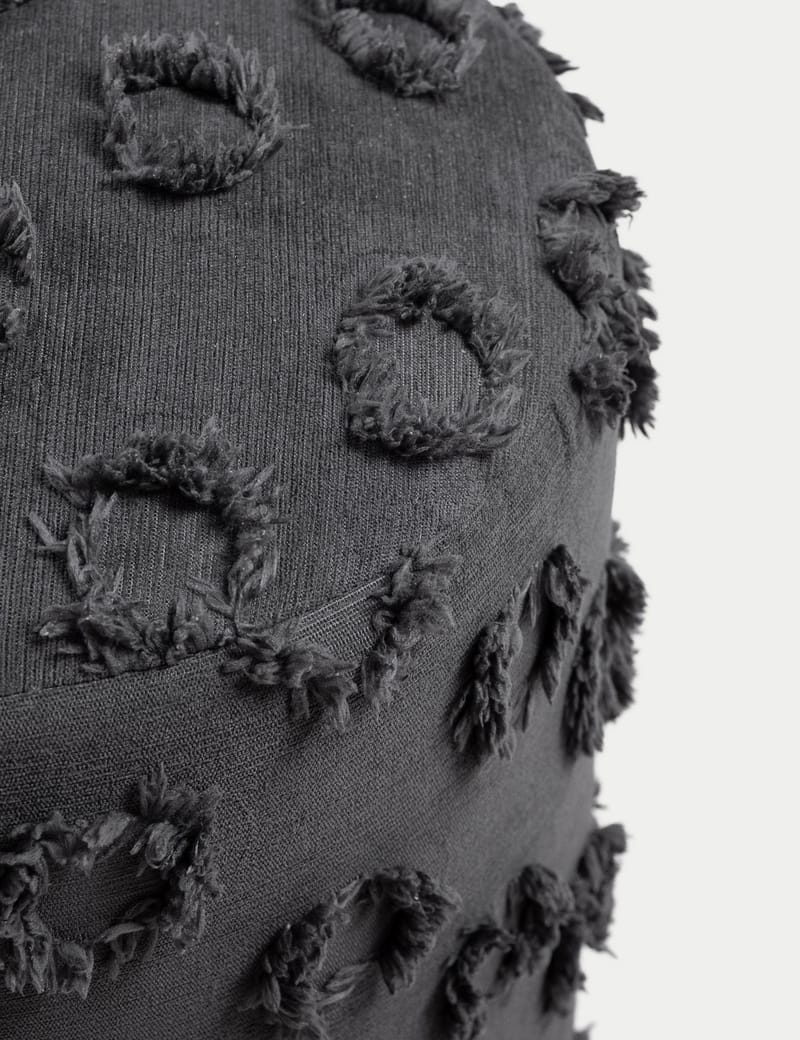 Meric Sittpuff 40 cm Rund - Antracit - Möbler - Stolar & fåtöljer - Pall & puff - Sittpuff