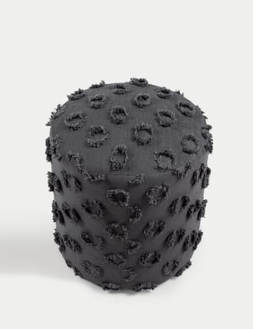 Meric Sittpuff 40 cm Rund - Antracit - Möbler - Stolar & fåtöljer - Pall & puff - Sittpuff