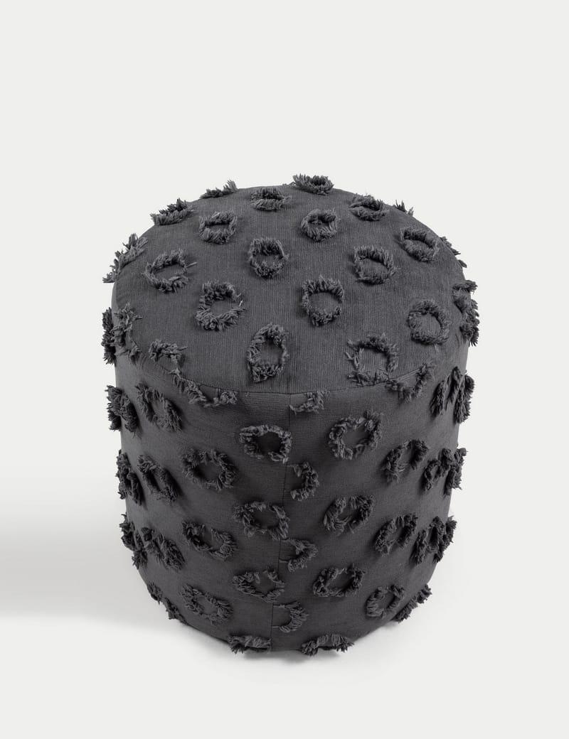 Meric Sittpuff 40 cm Rund - Antracit - Möbler - Stolar & fåtöljer - Pall & puff - Sittpuff