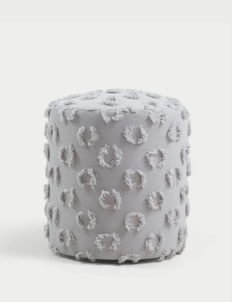 Meric Sittpuff 40 cm Rund, Grå