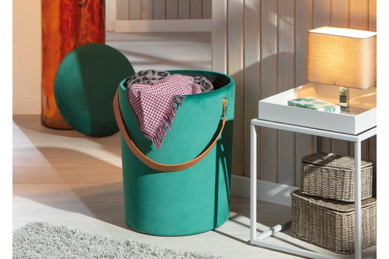 Nakisha Pall - Grön - Möbler - Stolar & fåtöljer - Pall & puff