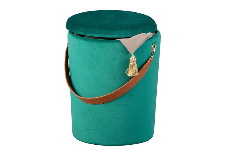 Nakisha Pall - Grön - Möbler - Stolar & fåtöljer - Pall & puff