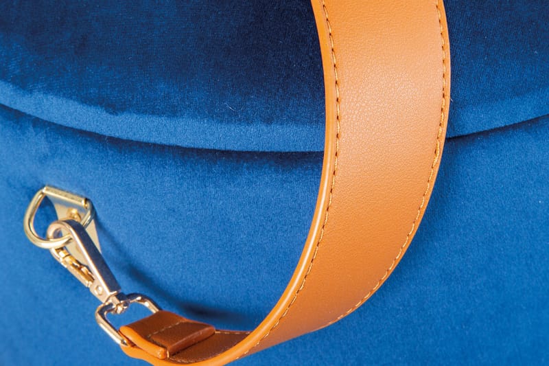 Nakisha Pall - Blå - Möbler - Stolar & fåtöljer - Pall & puff