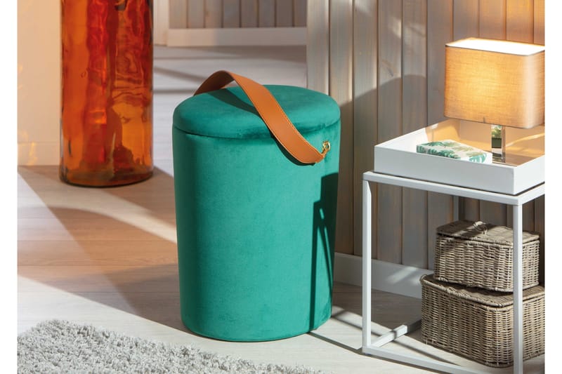 Nakisha Pall - Grön - Möbler - Stolar & fåtöljer - Pall & puff