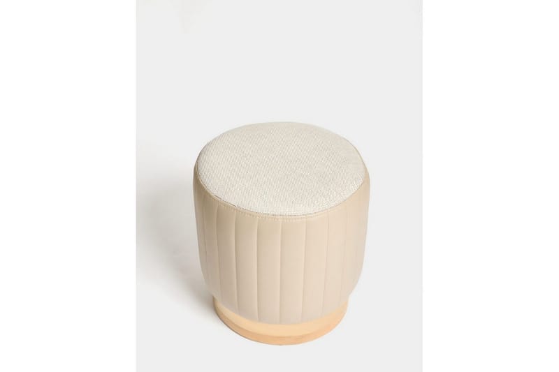Neylor Fotpall 40 cm - Beige - Möbler - Stolar & fåtöljer - Pall & puff - Fotpall