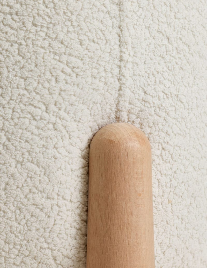 Orryn Sittpuff 40 cm Rund - Vit - Möbler - Stolar & fåtöljer - Pall & puff - Sittpuff