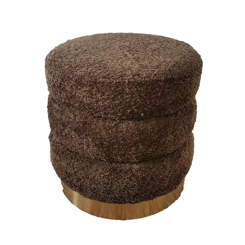 Ottoman Lauren 35x38 cm, Brun