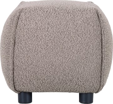 Pall 48x48 cm i mörkbeige bouclè - Gråbrun - Möbler - Stolar & fåtöljer - Pall & puff - Sittpuff