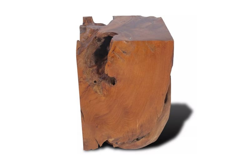 Pall massiv teak 30x30x40 cm - Brun - Pall & puff