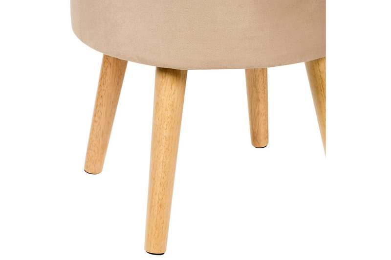 Pall Neely Beige - Beige - Möbler - Stolar & fåtöljer - Pall & puff - Fotpall