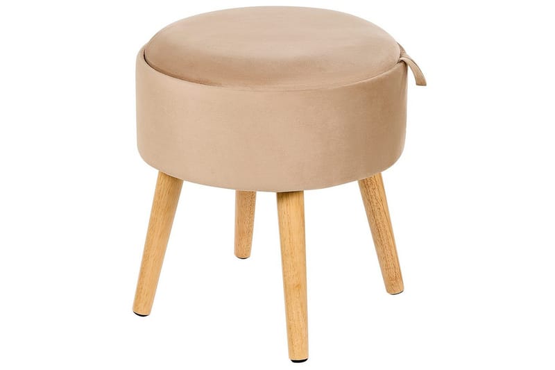 Pall Neely Beige - Beige - Möbler - Stolar & fåtöljer - Pall & puff - Fotpall