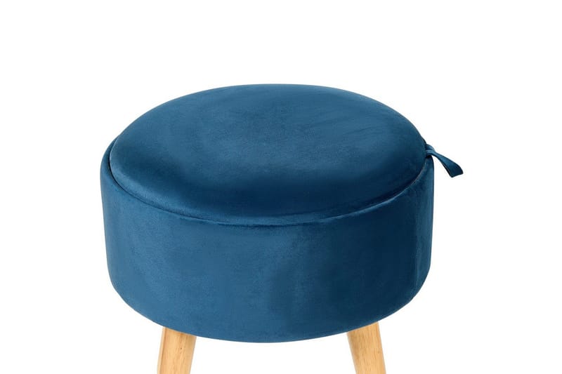 Pall Neely Blå - Blå - Möbler - Stolar & fåtöljer - Pall & puff - Fotpall