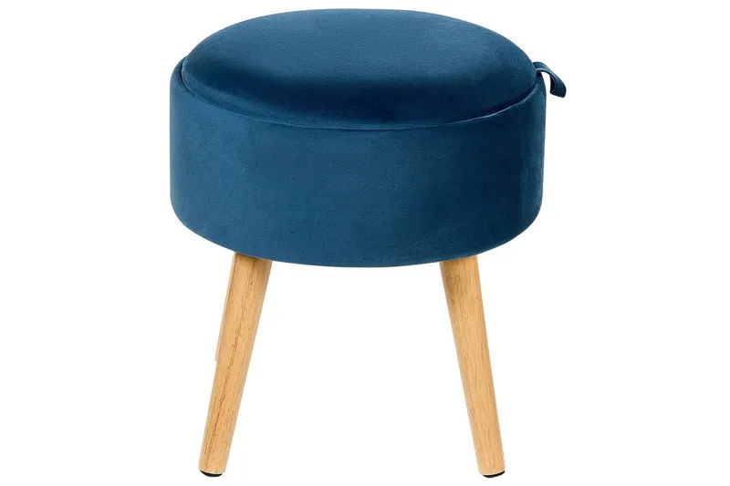 Pall Neely Blå - Blå - Möbler - Stolar & fåtöljer - Pall & puff - Fotpall