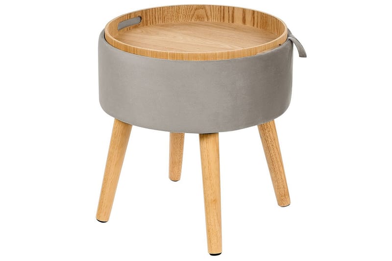 Pall Neely Grå - Grå - Möbler - Stolar & fåtöljer - Pall & puff - Fotpall