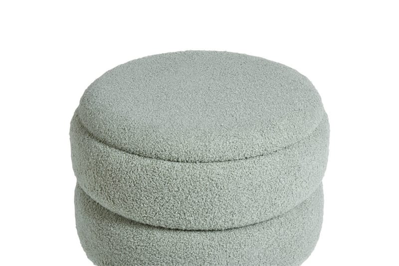 Pall Okaton Grönt/ljust trä - Grönt/ljust trä - Möbler - Stolar & fåtöljer - Pall & puff - Fotpall