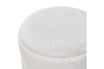 Pall Okaton Vit/ljust trä - Vit/ljust trä - Möbler - Stolar & fåtöljer - Pall & puff - Fotpall