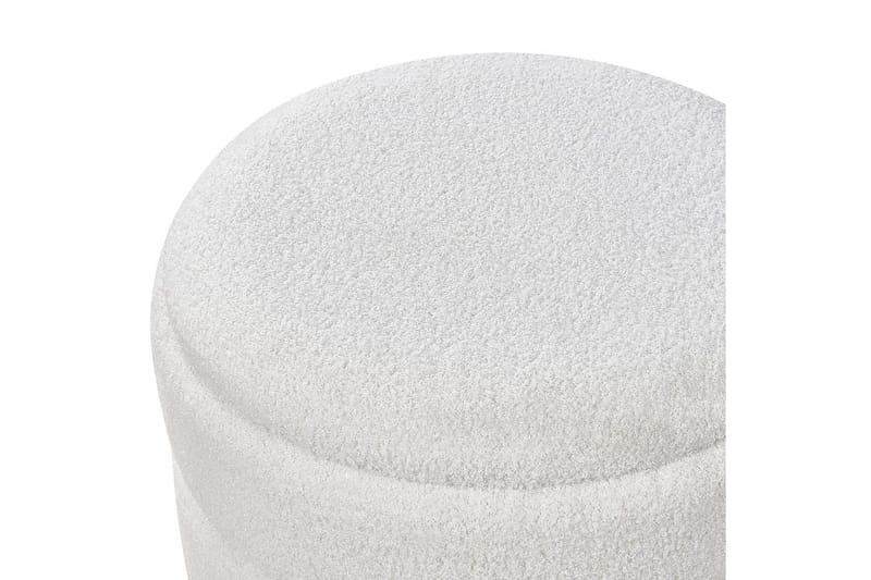 Pall Okaton Vit/ljust trä - Vit/ljust trä - Möbler - Stolar & fåtöljer - Pall & puff - Fotpall