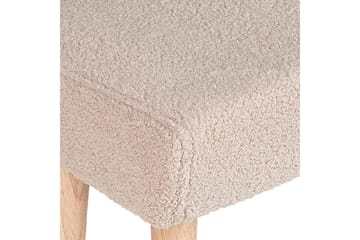 Pall Takoma Beige/ljust trä - Beige/ljust trä - Möbler - Stolar & fåtöljer - Pall & puff - Fotpall
