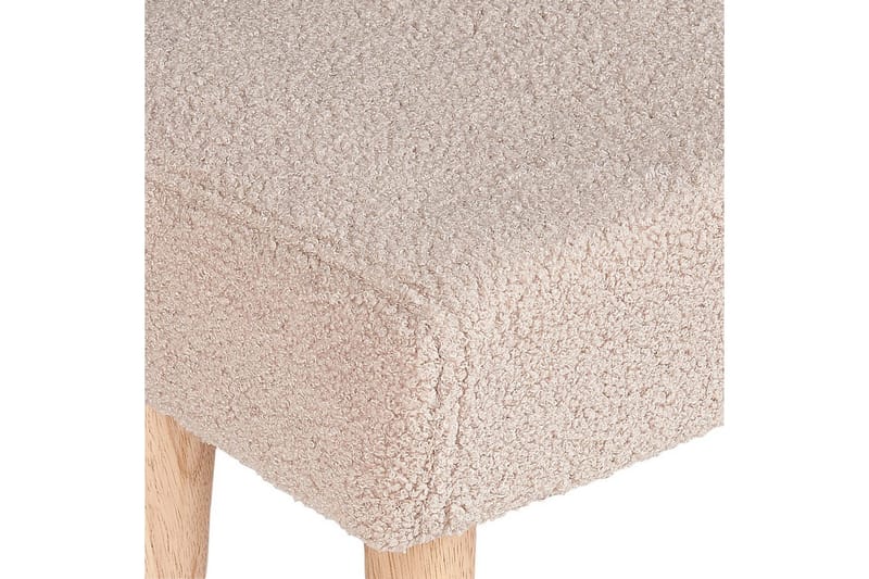 Pall Takoma Beige/ljust trä - Beige/ljust trä - Möbler - Stolar & fåtöljer - Pall & puff - Fotpall