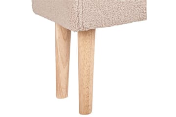 Pall Takoma Beige/ljust trä - Beige/ljust trä - Möbler - Stolar & fåtöljer - Pall & puff - Fotpall