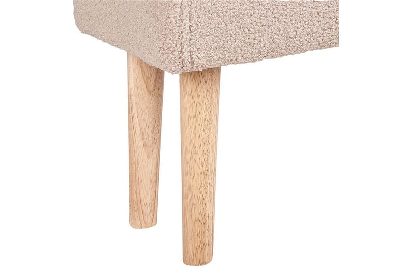 Pall Takoma Beige/ljust trä - Beige/ljust trä - Möbler - Stolar & fåtöljer - Pall & puff - Fotpall