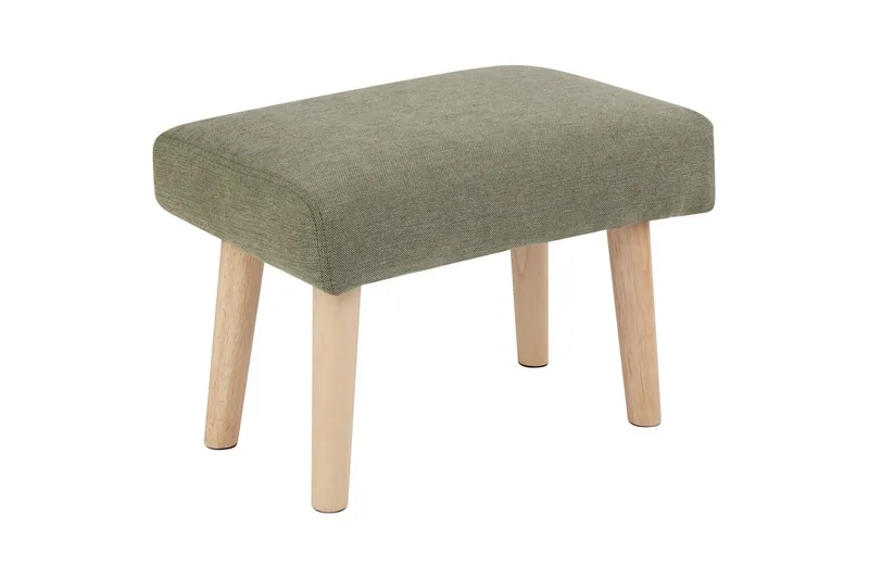 Pall Takoma II Grönt/ljust trä - Grönt/ljust trä - Möbler - Stolar & fåtöljer - Pall & puff - Fotpall