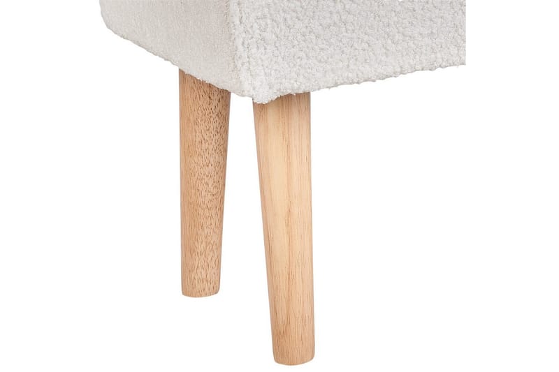 Pall Takoma Vit/ljust trä - Vit/ljust trä - Möbler - Stolar & fåtöljer - Pall & puff - Fotpall