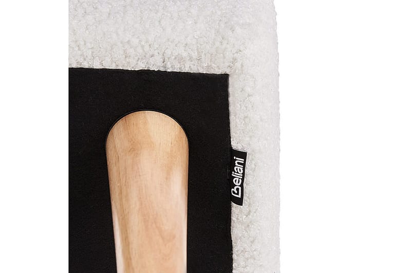 Pall Takoma Vit/ljust trä - Vit/ljust trä - Möbler - Stolar & fåtöljer - Pall & puff - Fotpall