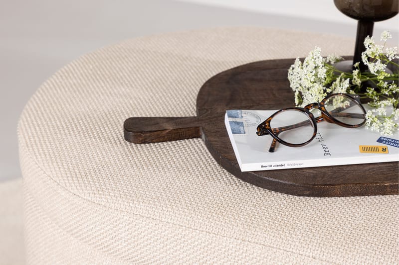 Potenza Fotpall - Offwhite - Möbler - Stolar & fåtöljer - Pall & puff - Fotpall