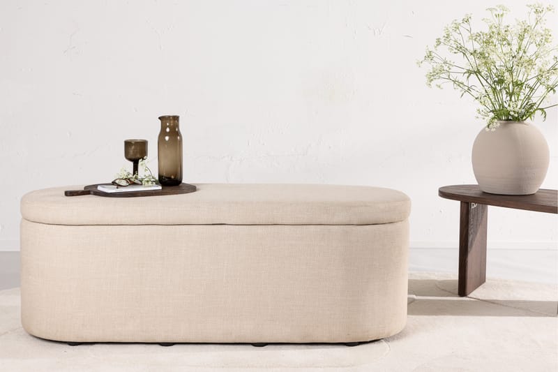 Potenza Fotpall - Offwhite - Möbler - Stolar & fåtöljer - Pall & puff - Fotpall