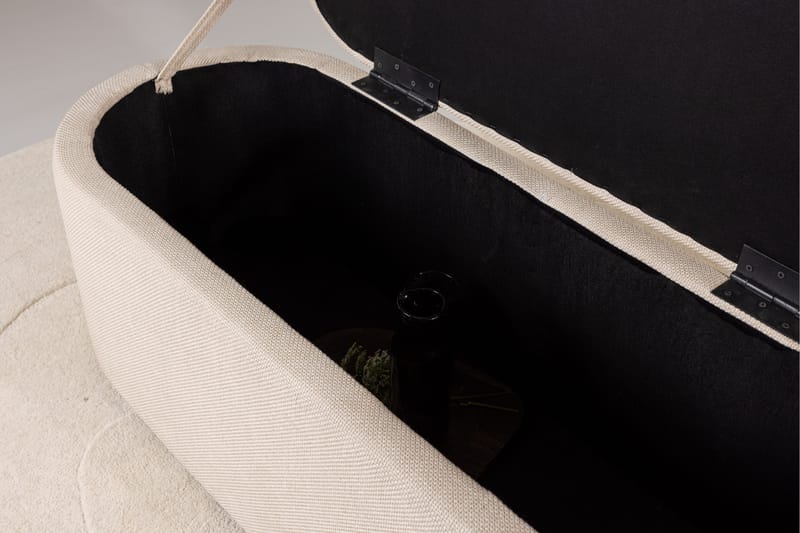 Potenza Fotpall - Offwhite - Möbler - Stolar & fåtöljer - Pall & puff - Fotpall