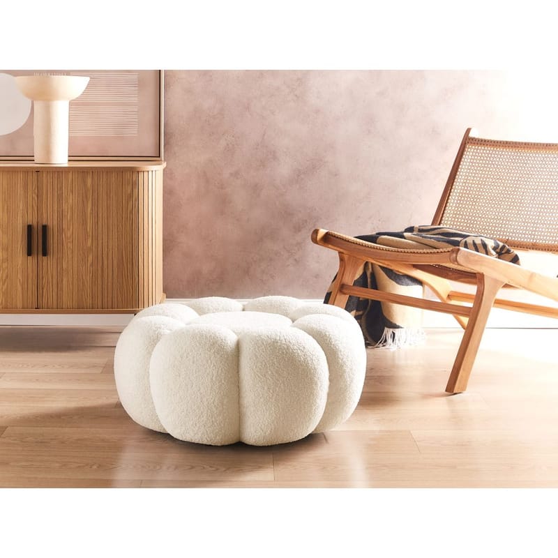 Puff Beaufort - Vit - Möbler - Stolar & fåtöljer - Pall & puff - Sittpuff