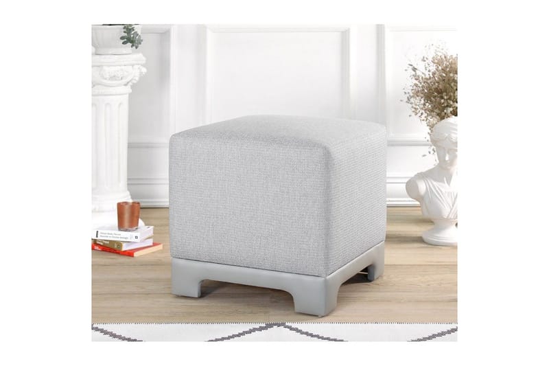 Puff Belarville Grå - Grå - Möbler - Stolar & fåtöljer - Pall & puff - Sittpuff