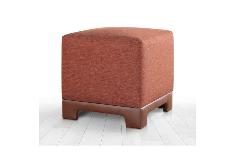 Puff Belarville Kakel Röd - Kakel Röd - Möbler - Stolar & fåtöljer - Pall & puff - Sittpuff