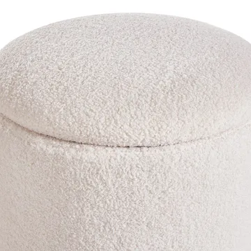 Puff Berea 2-pack - Vit - Möbler - Stolar & fåtöljer - Pall & puff - Sittpuff