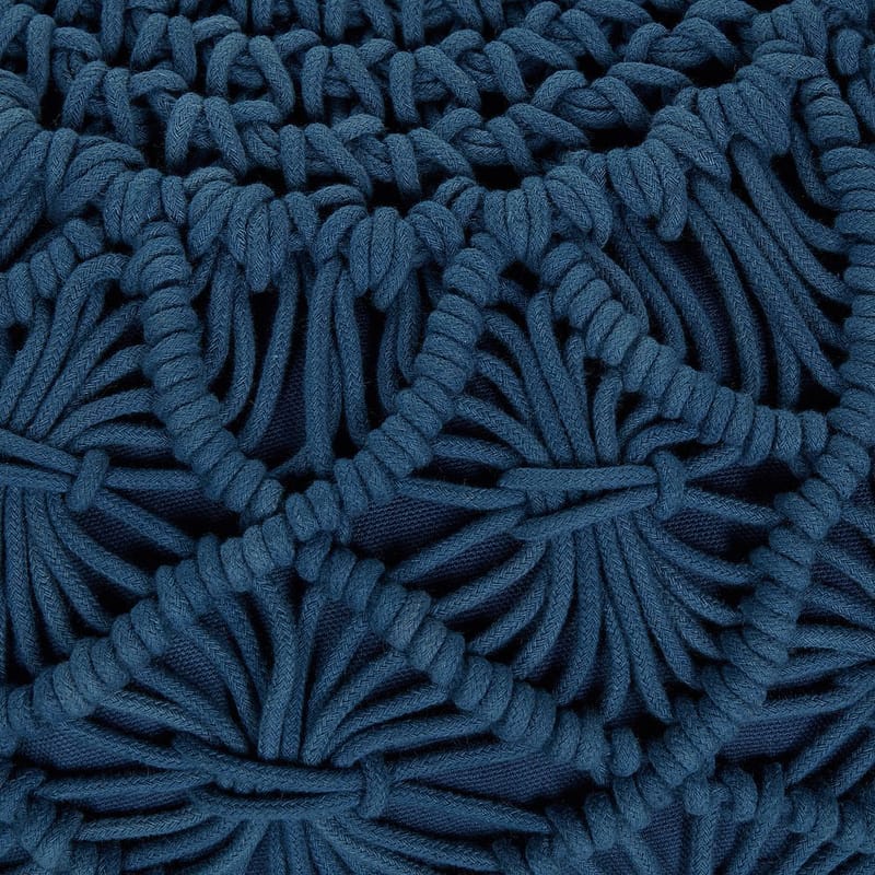 Puff Berkane - Blå/50x50x30 - Möbler - Stolar & fåtöljer - Pall & puff - Sittpuff