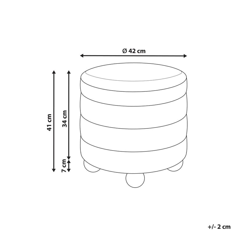Puff Chilly - Vit, ljust trä - Möbler - Stolar & fåtöljer - Pall & puff - Sittpuff