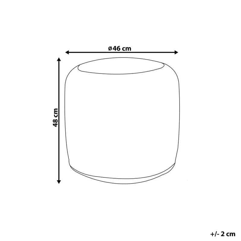 Puff Dalama - Beige - Möbler - Stolar & fåtöljer - Pall & puff - Sittpuff