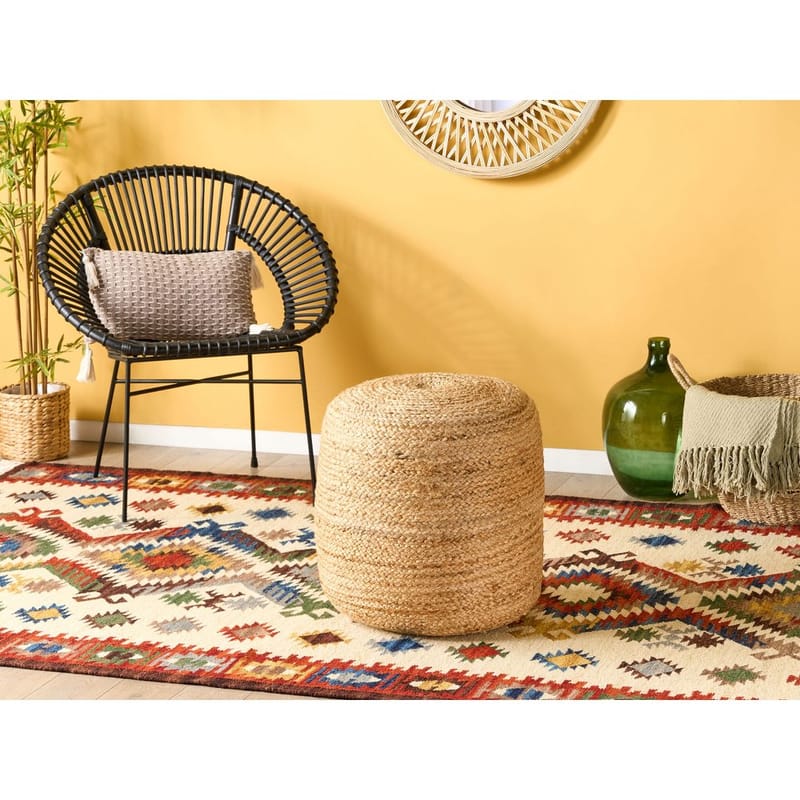 Puff Dalama - Beige - Möbler - Stolar & fåtöljer - Pall & puff - Sittpuff